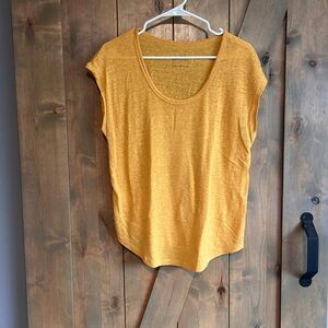 Universal Thread Gold Cap Sleeve Top